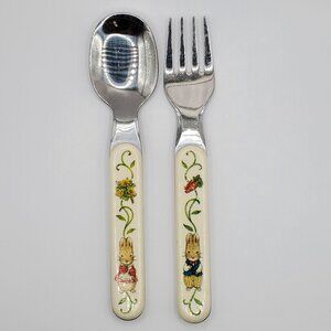 Vintage Beatrix Potter Child's Spoon & Pork Peter Rabbit Stainless Taiwan